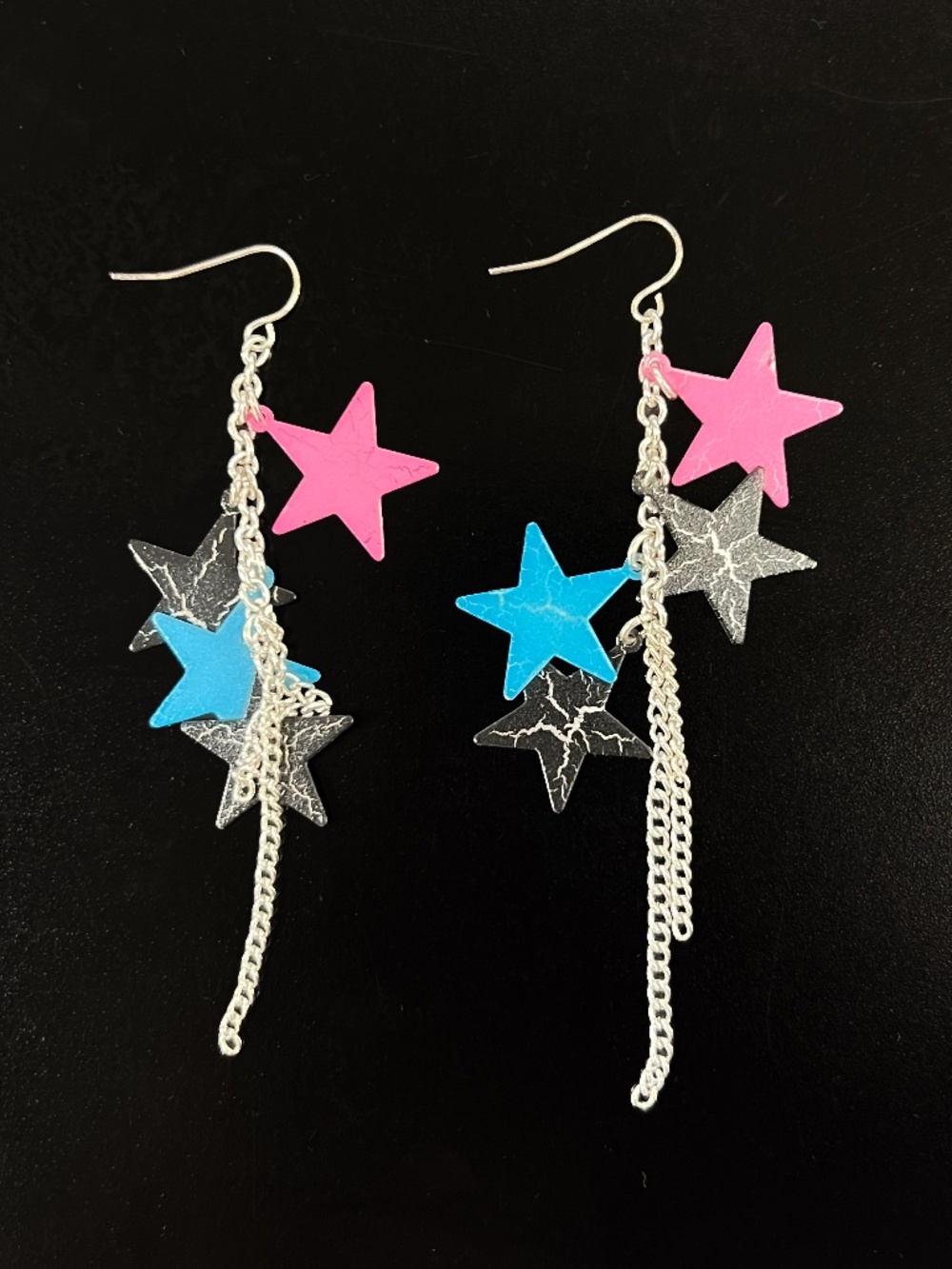 Y2K Dangling Star Earrings
